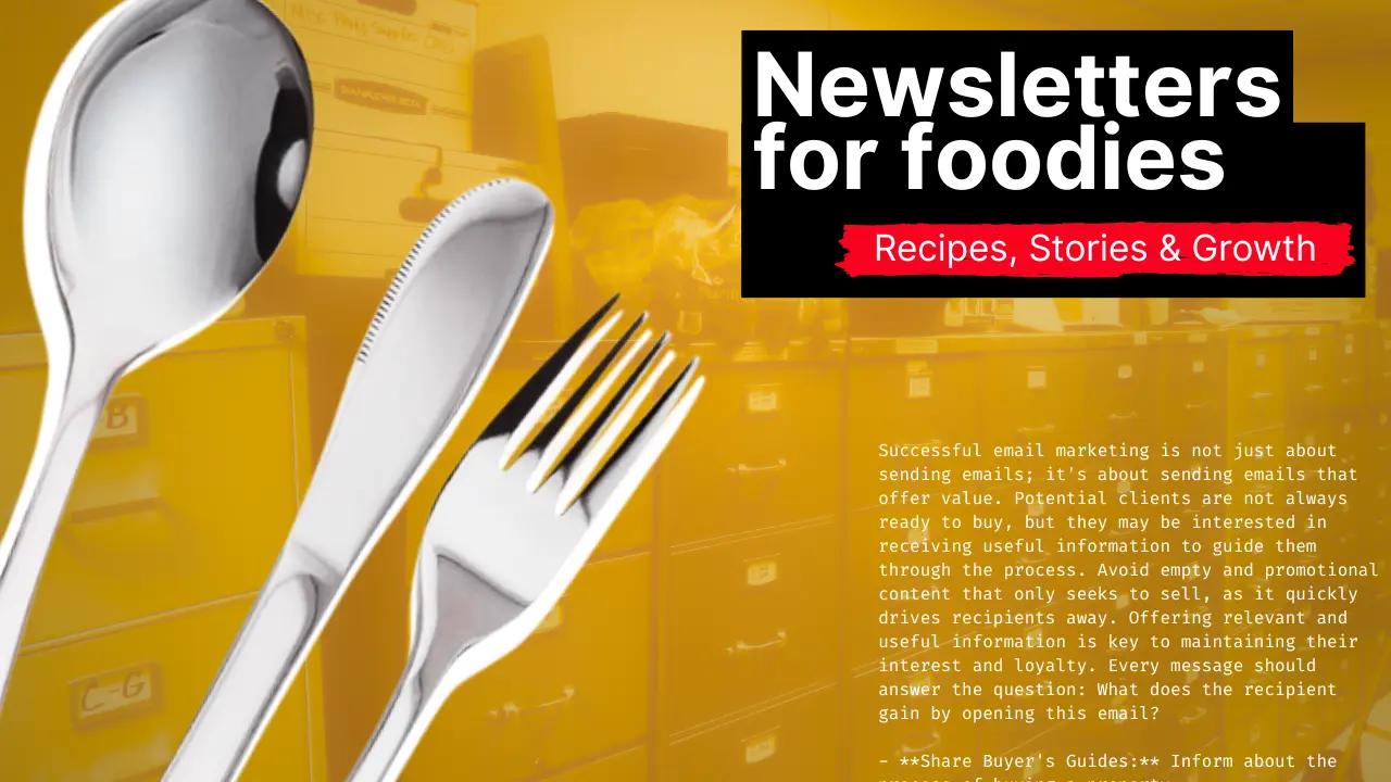 Food Blogger Newsletters: Recipes, Stories & Growing Your Audience
